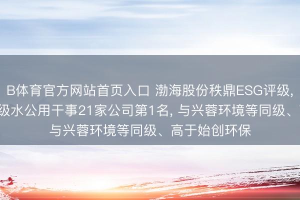 B体育官方网站首页入口 渤海股份秩鼎ESG评级， 位居GICS三级水公用干事21家公司第1名， 与兴蓉环境等同级、高于始创环保